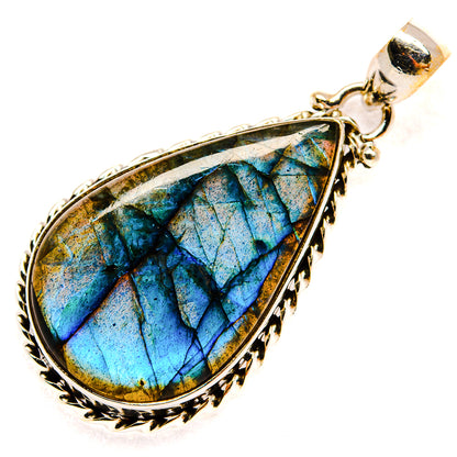 Labradorite Pendants handcrafted by Ana Silver Co - PD23324 - Photo 2