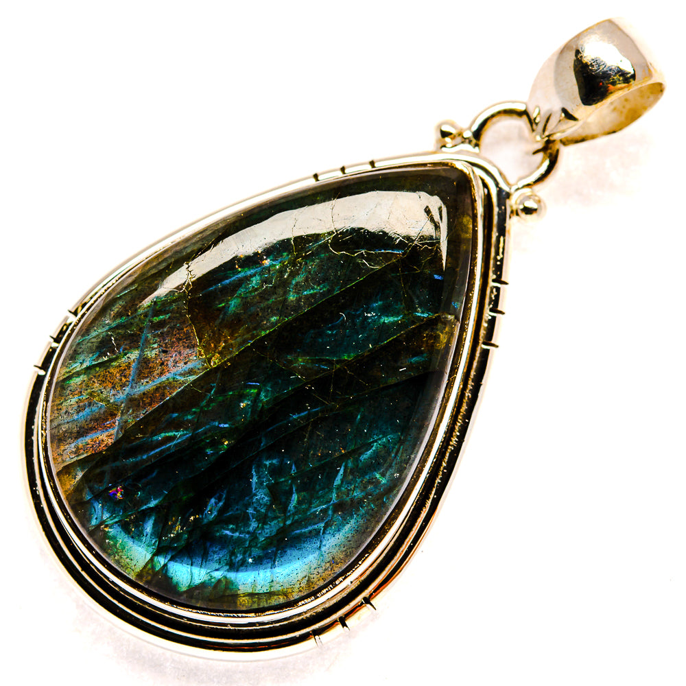 Labradorite Pendants handcrafted by Ana Silver Co - PD23325 - Photo 2