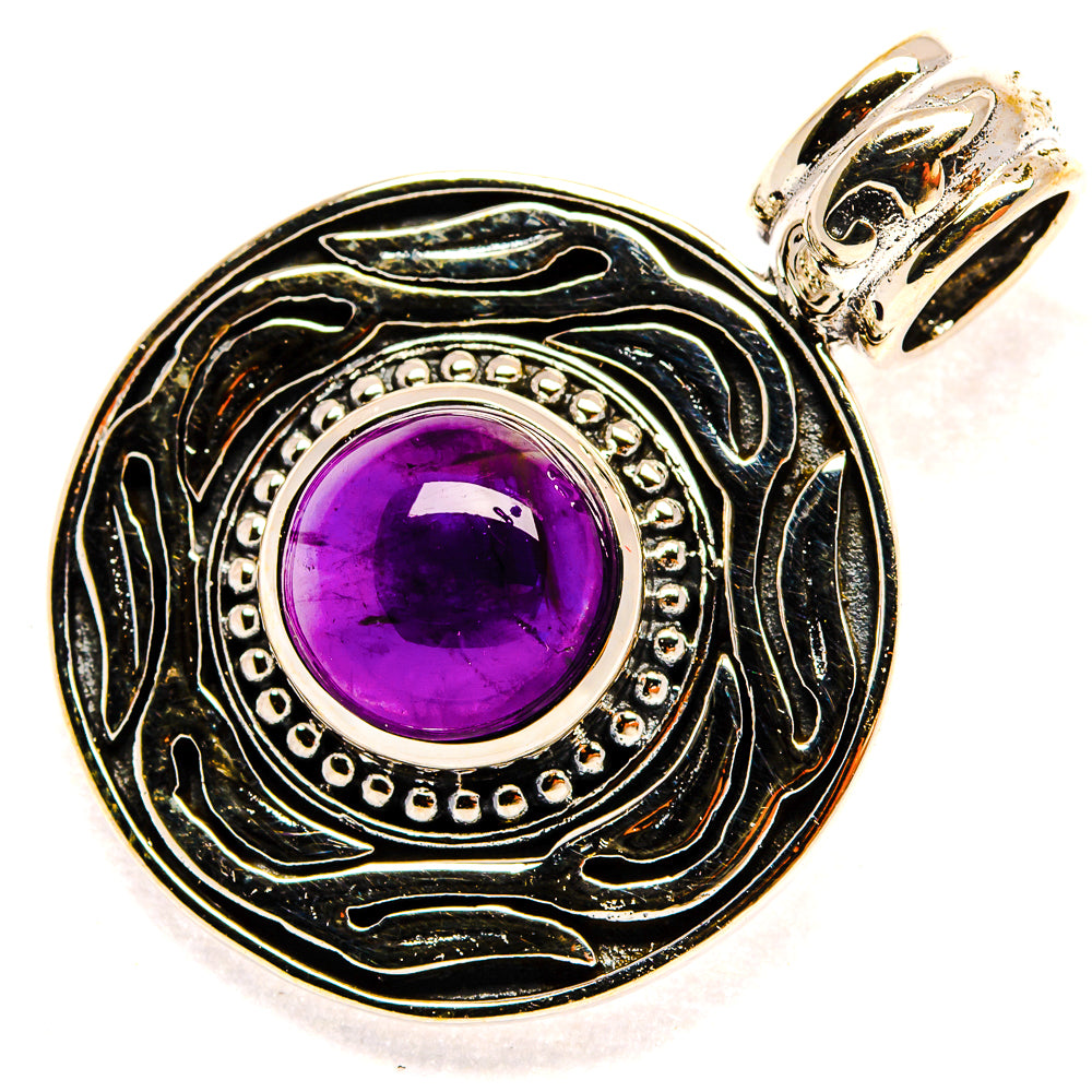 Amethyst Pendants handcrafted by Ana Silver Co - PD23329 - Photo 2