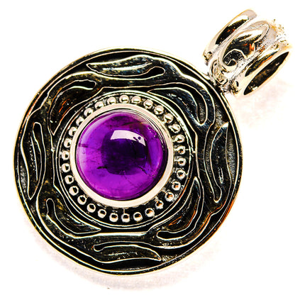 Amethyst Pendants handcrafted by Ana Silver Co - PD23329 - Photo 2