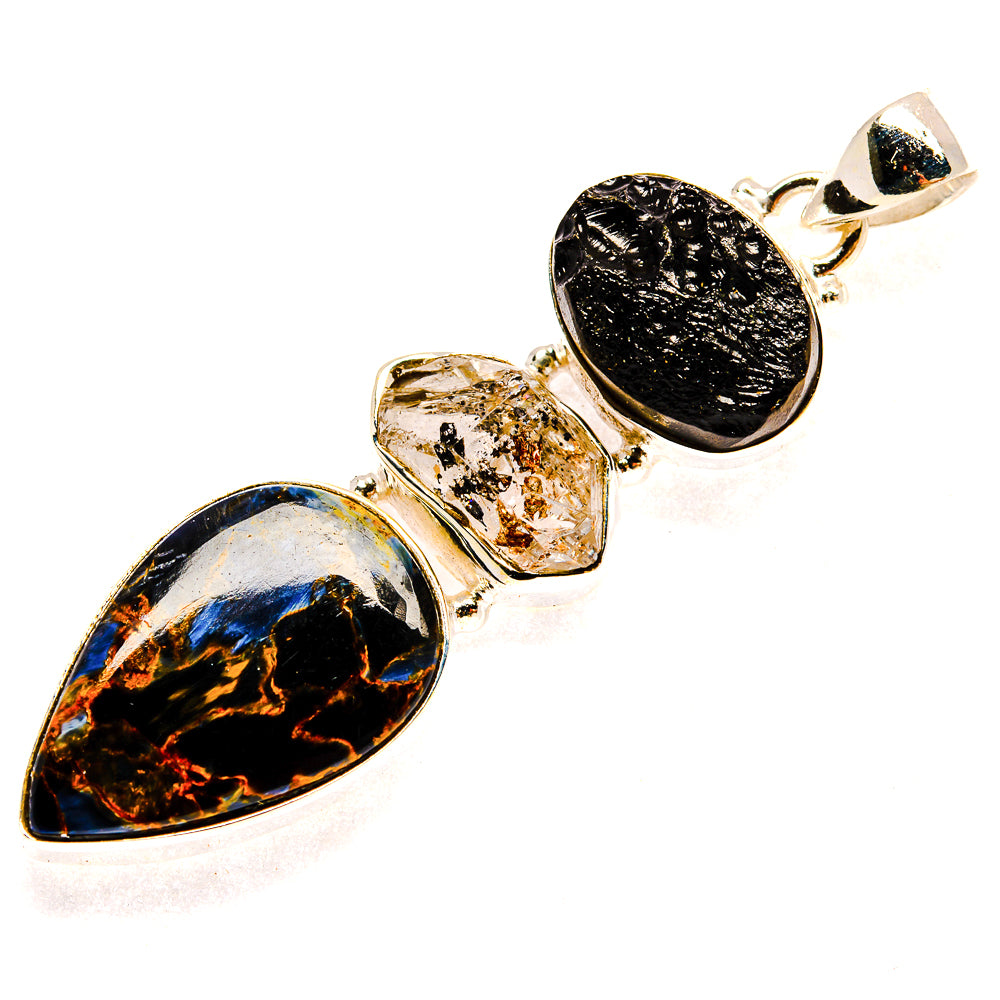 Pietersite Pendants handcrafted by Ana Silver Co - PD23340 - Photo 2
