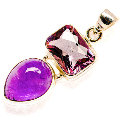 Amethyst Pendants handcrafted by Ana Silver Co - PD23346 - Photo 2