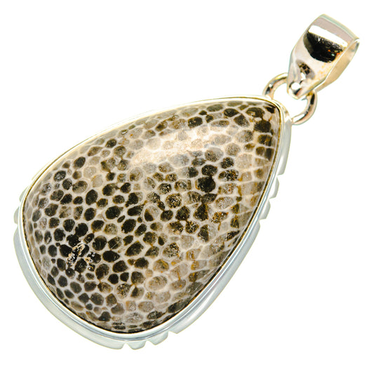 Stingray Coral Pendants handcrafted by Ana Silver Co - PD23374 - Photo 2