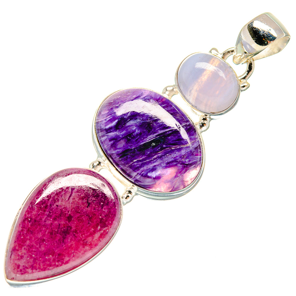 Charoite Pendants handcrafted by Ana Silver Co - PD23400 - Photo 2