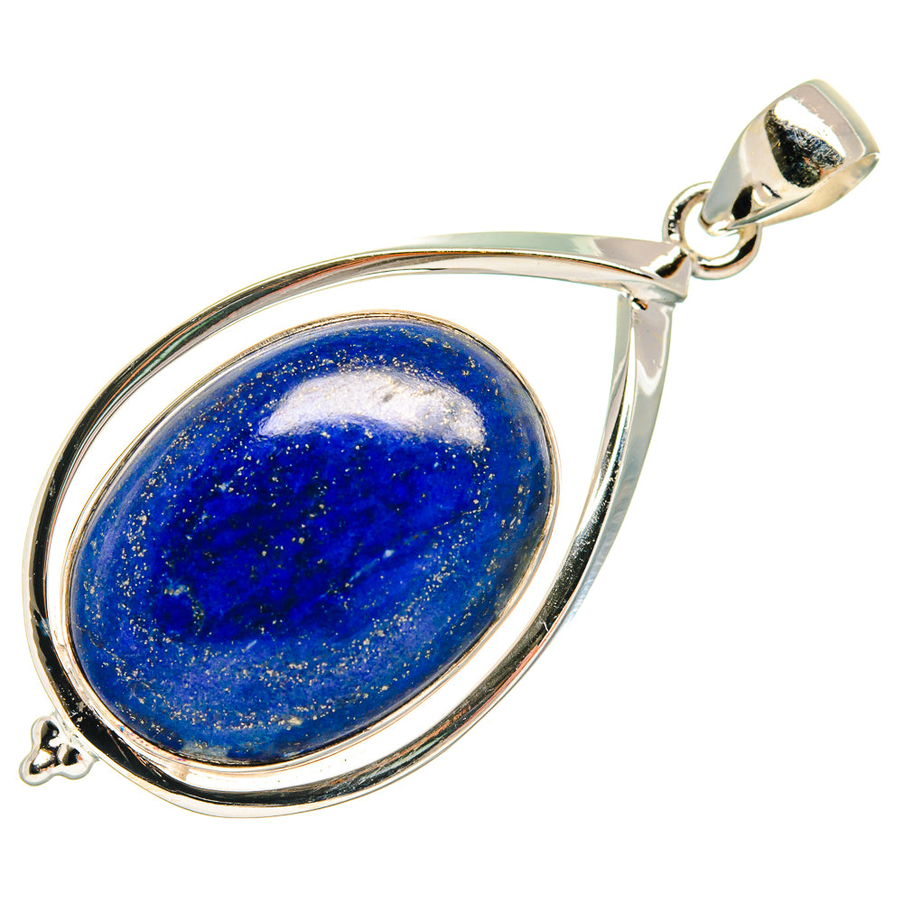 Lapis Lazuli Pendants handcrafted by Ana Silver Co - PD23402 - Photo 2