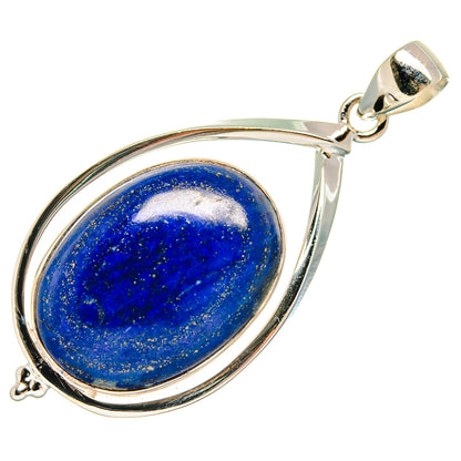 Lapis Lazuli Pendants handcrafted by Ana Silver Co - PD23402 - Photo 2