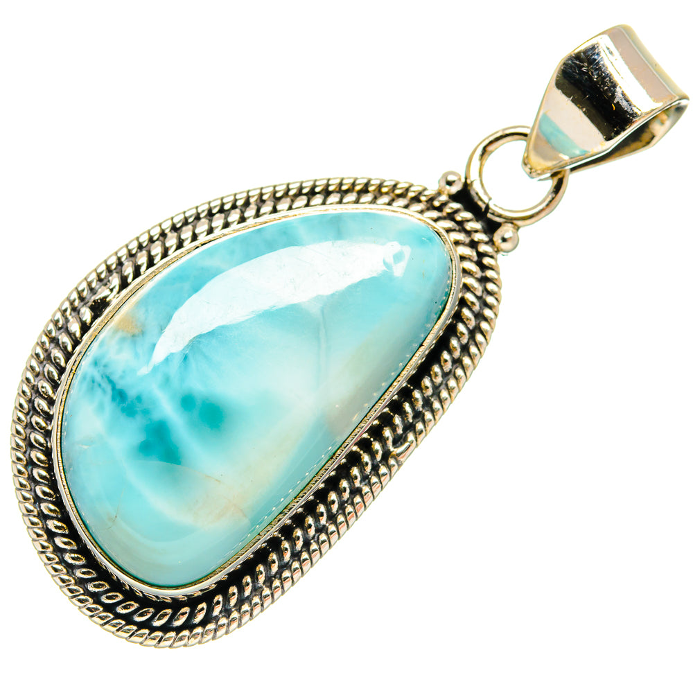 Larimar Pendants handcrafted by Ana Silver Co - PD23409 - Photo 2