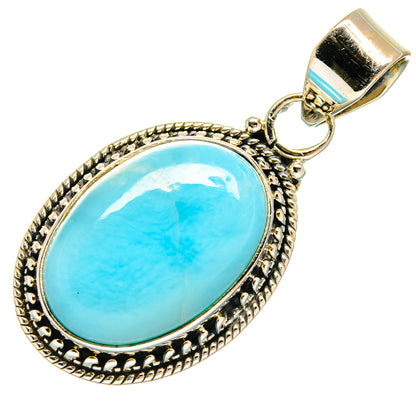 Larimar Pendants handcrafted by Ana Silver Co - PD23410 - Photo 2