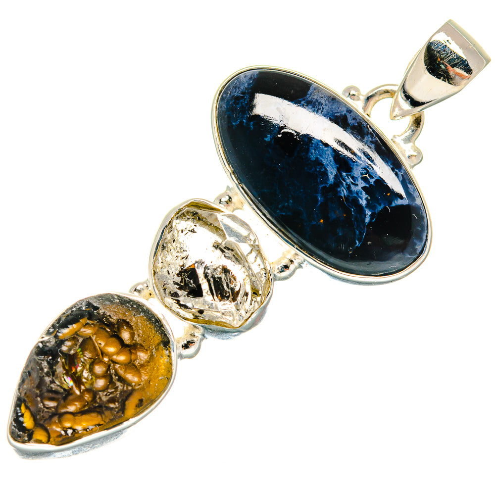 Pietersite Pendants handcrafted by Ana Silver Co - PD23419 - Photo 2