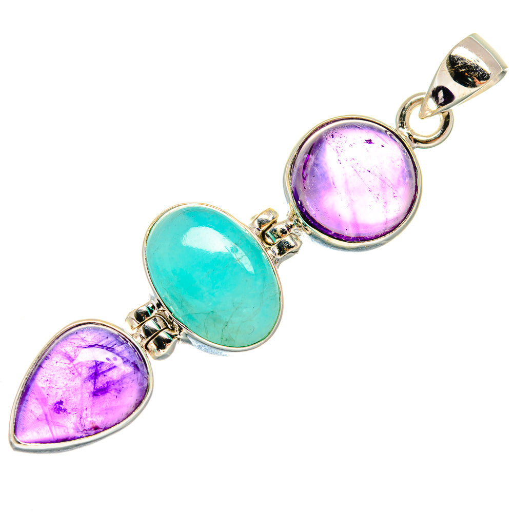 Larimar Pendants handcrafted by Ana Silver Co - PD23423 - Photo 2