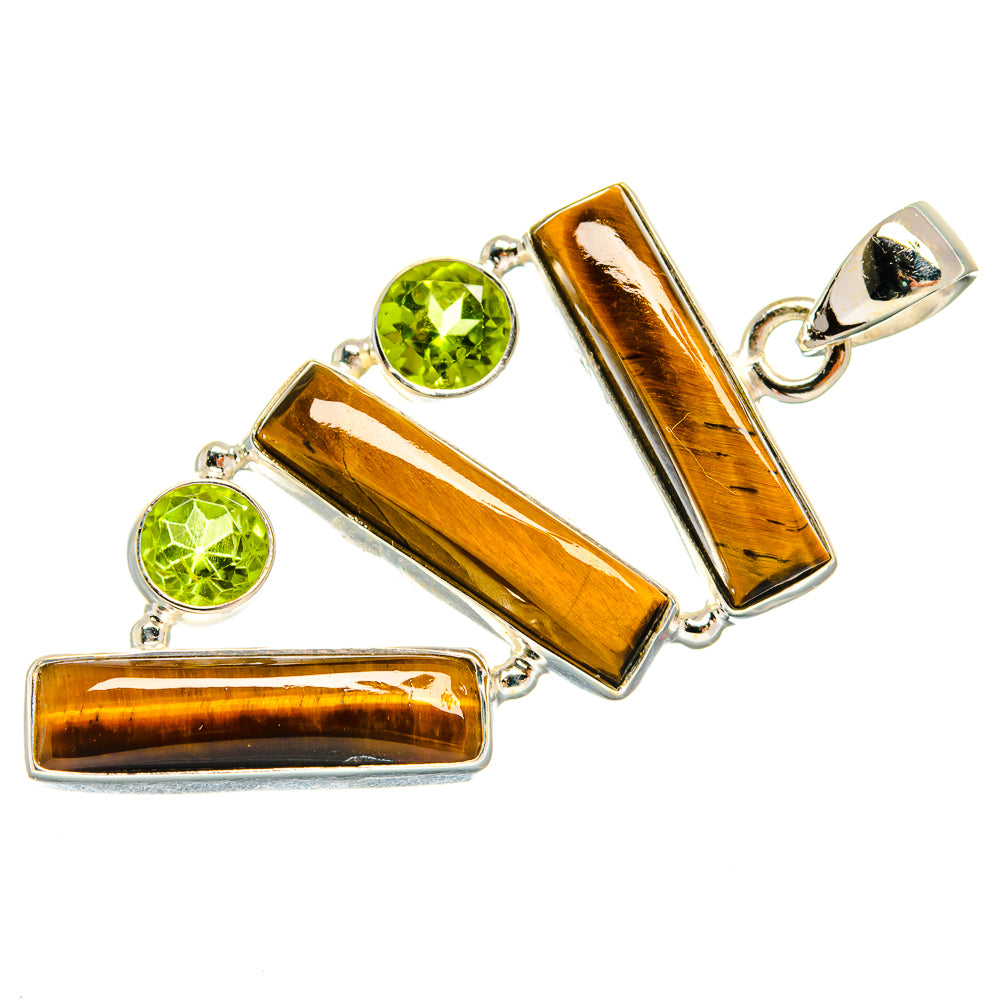 Tiger Eye Pendants handcrafted by Ana Silver Co - PD23427 - Photo 2