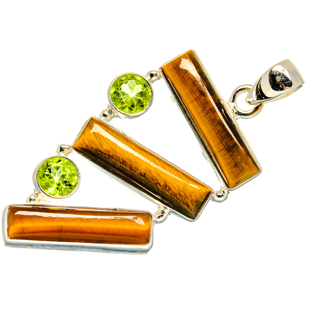 Tiger Eye Pendants handcrafted by Ana Silver Co - PD23429 - Photo 2