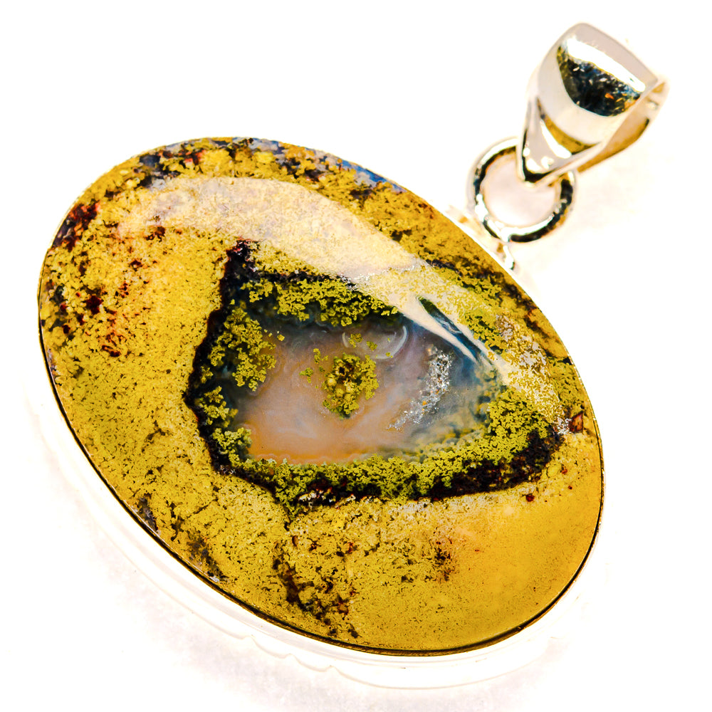 Ocean Jasper Pendants handcrafted by Ana Silver Co - PD23433 - Photo 2
