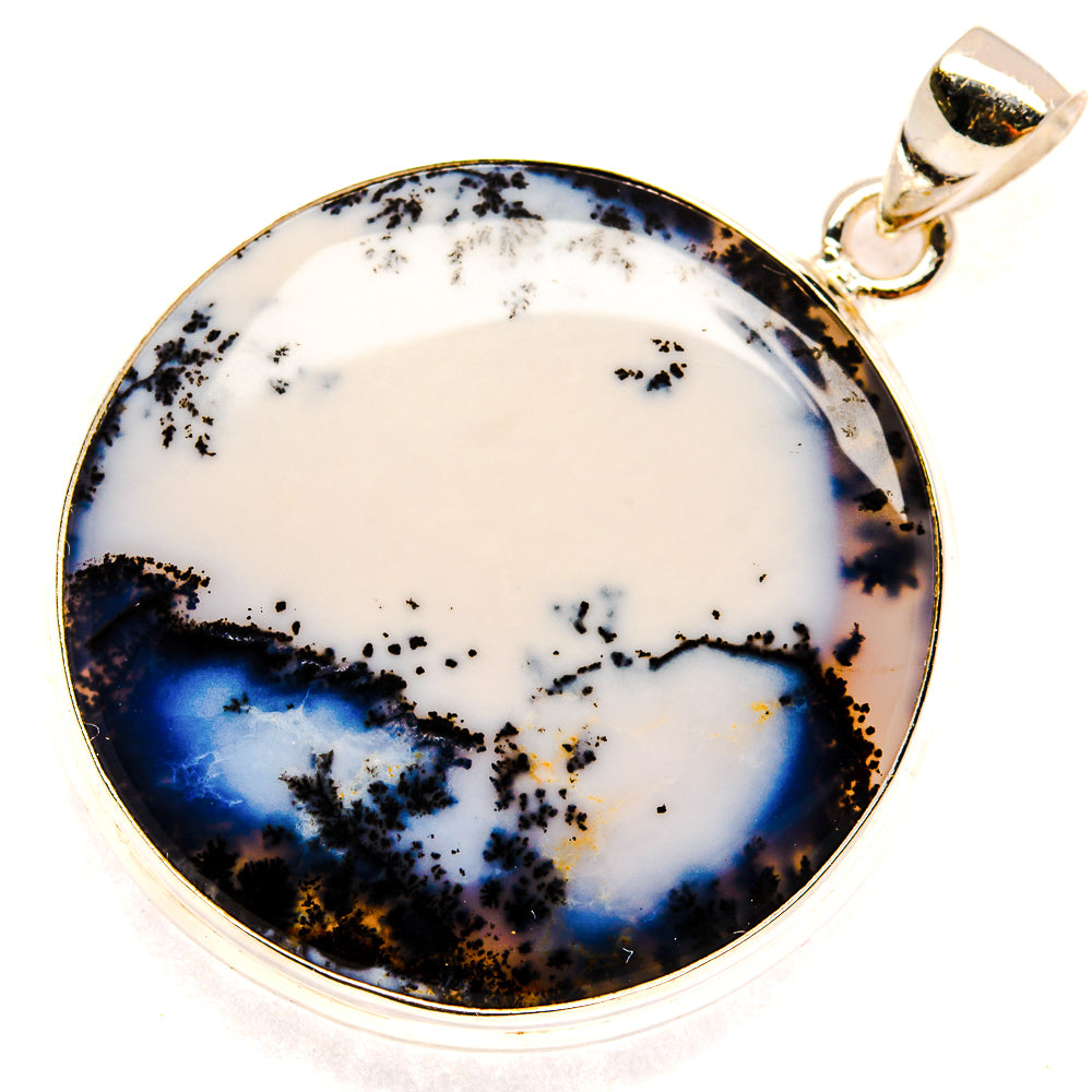 Dendritic Opal Pendants handcrafted by Ana Silver Co - PD23447 - Photo 2