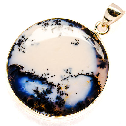 Dendritic Opal Pendants handcrafted by Ana Silver Co - PD23447 - Photo 2