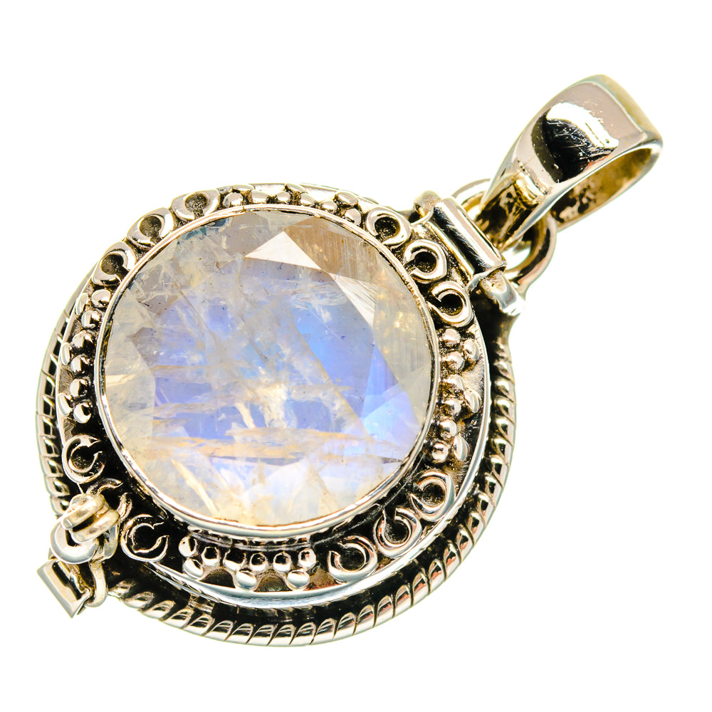 Rainbow Moonstone Pendants handcrafted by Ana Silver Co - PD23482 - Photo 2