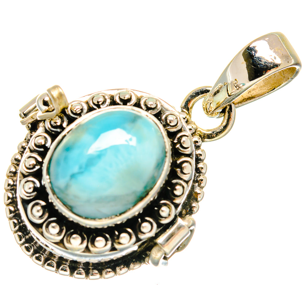 Larimar Pendants handcrafted by Ana Silver Co - PD23488 - Photo 2