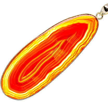 Red Botswana Agate Pendants handcrafted by Ana Silver Co - PD23491 - Photo 2