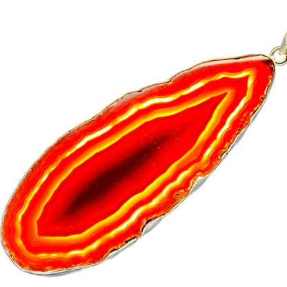 Red Botswana Agate Pendants handcrafted by Ana Silver Co - PD23492 - Photo 2
