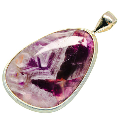 Chevron Amethyst Pendants handcrafted by Ana Silver Co - PD23524 - Photo 2