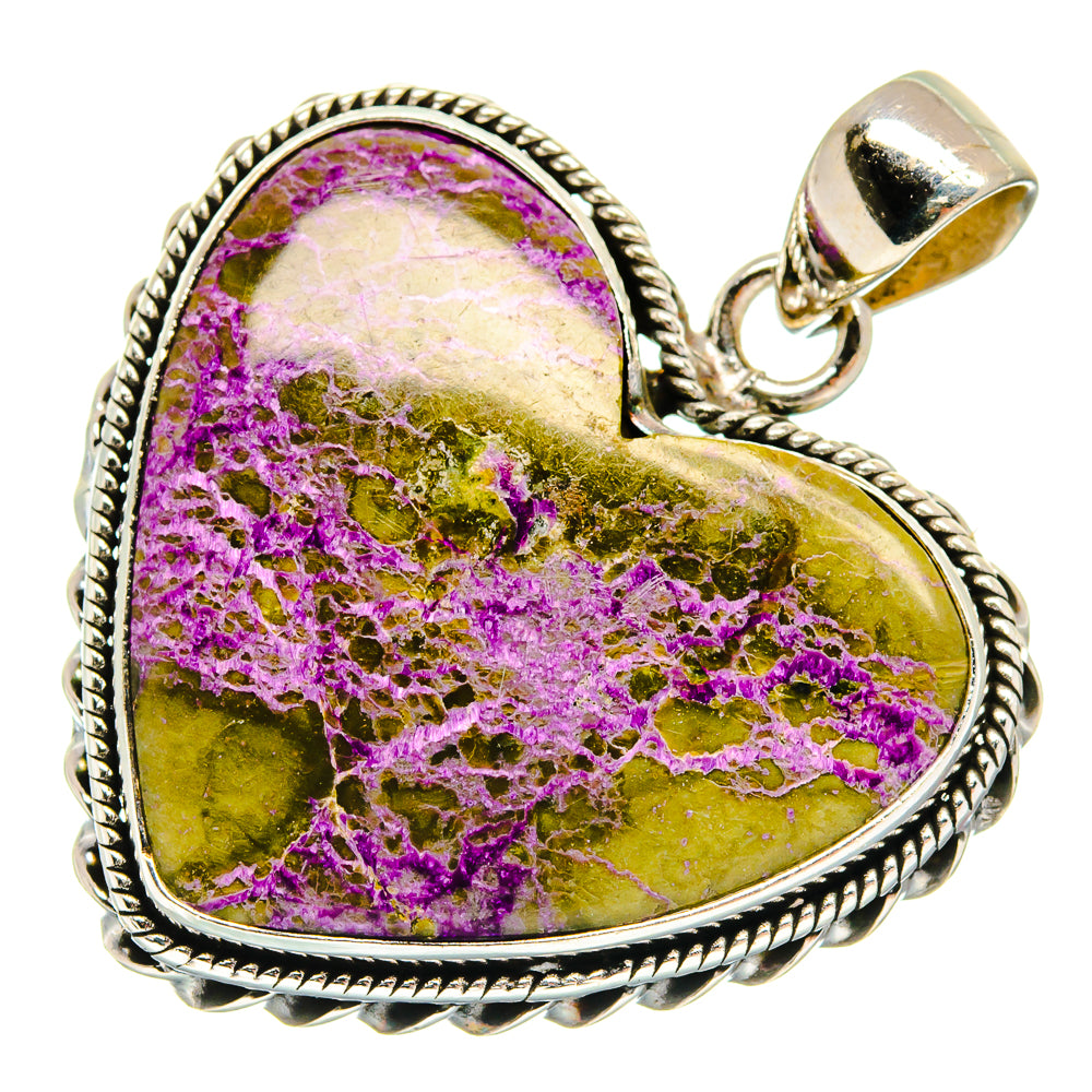 Stichtite Pendants handcrafted by Ana Silver Co - PD23534 - Photo 2
