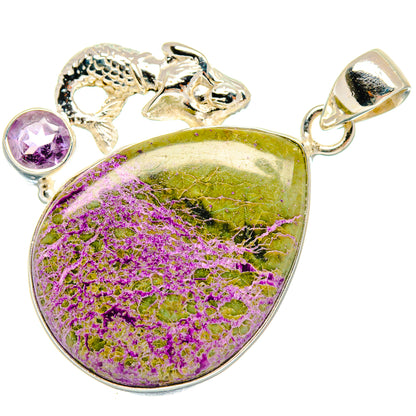Stichtite Pendants handcrafted by Ana Silver Co - PD23535 - Photo 2