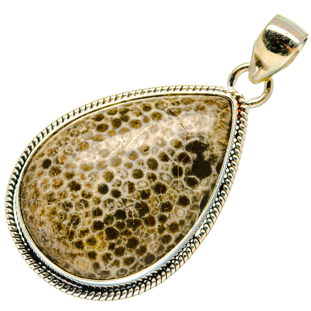 Stingray Coral Pendants handcrafted by Ana Silver Co - PD23543 - Photo 2