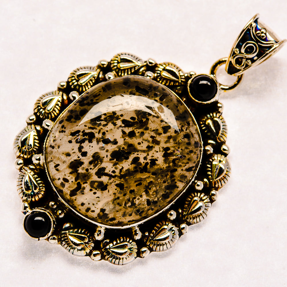 Dendritic Opal Pendants handcrafted by Ana Silver Co - PD23548 - Photo 2