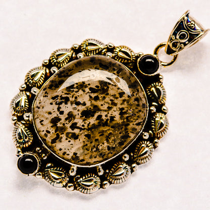 Dendritic Opal Pendants handcrafted by Ana Silver Co - PD23548 - Photo 2