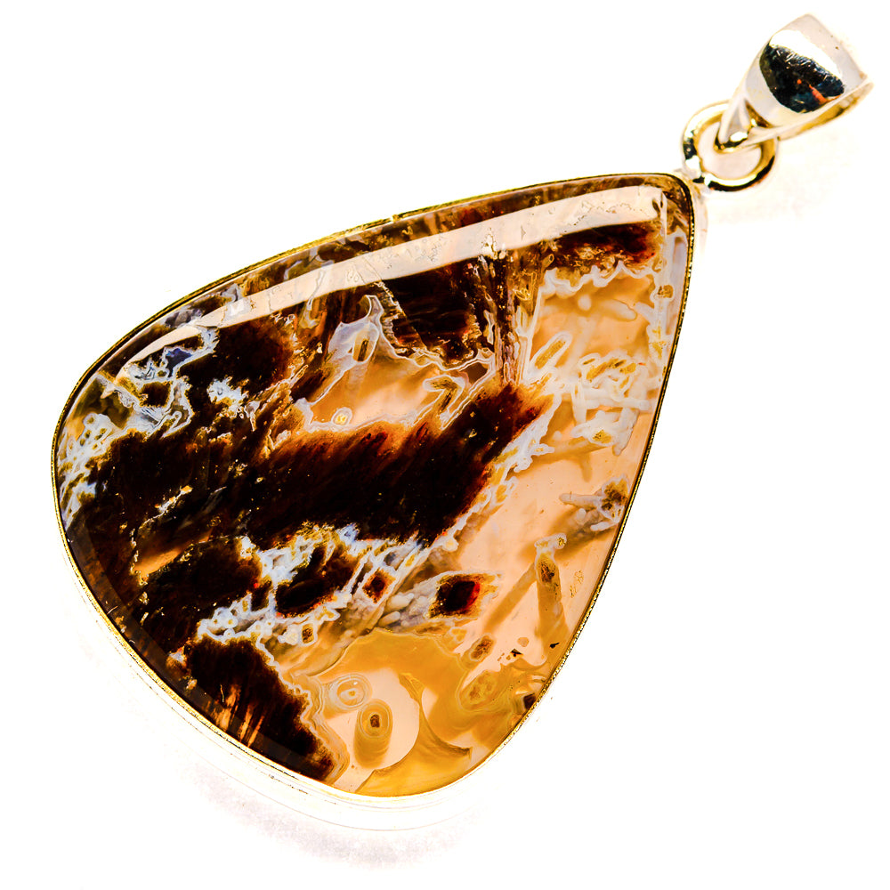 Turkish Tube Agate Pendants handcrafted by Ana Silver Co - PD23551 - Photo 2