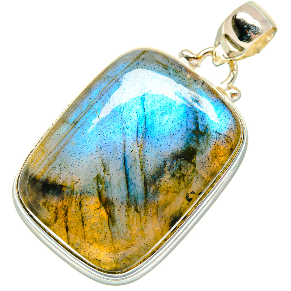 Labradorite Pendants handcrafted by Ana Silver Co - PD23570 - Photo 2