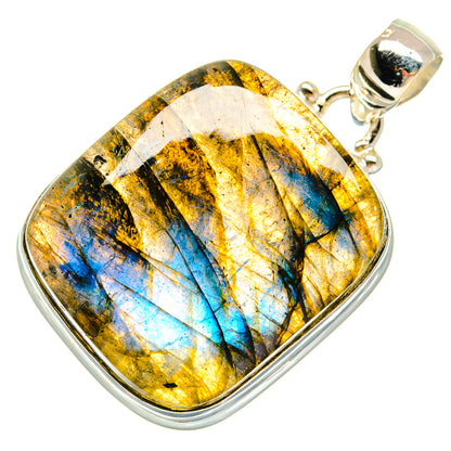 Labradorite Pendants handcrafted by Ana Silver Co - PD23572 - Photo 2