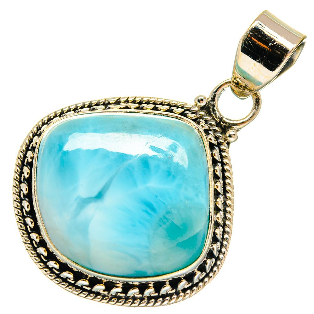 Larimar Pendants handcrafted by Ana Silver Co - PD23583 - Photo 2