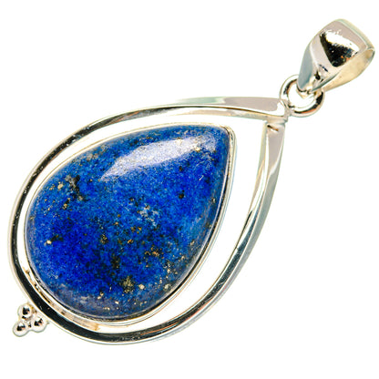 Lapis Lazuli Pendants handcrafted by Ana Silver Co - PD23591 - Photo 2