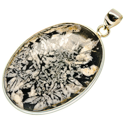 Chrysanthemum Stone Pendants handcrafted by Ana Silver Co - PD23596 - Photo 2