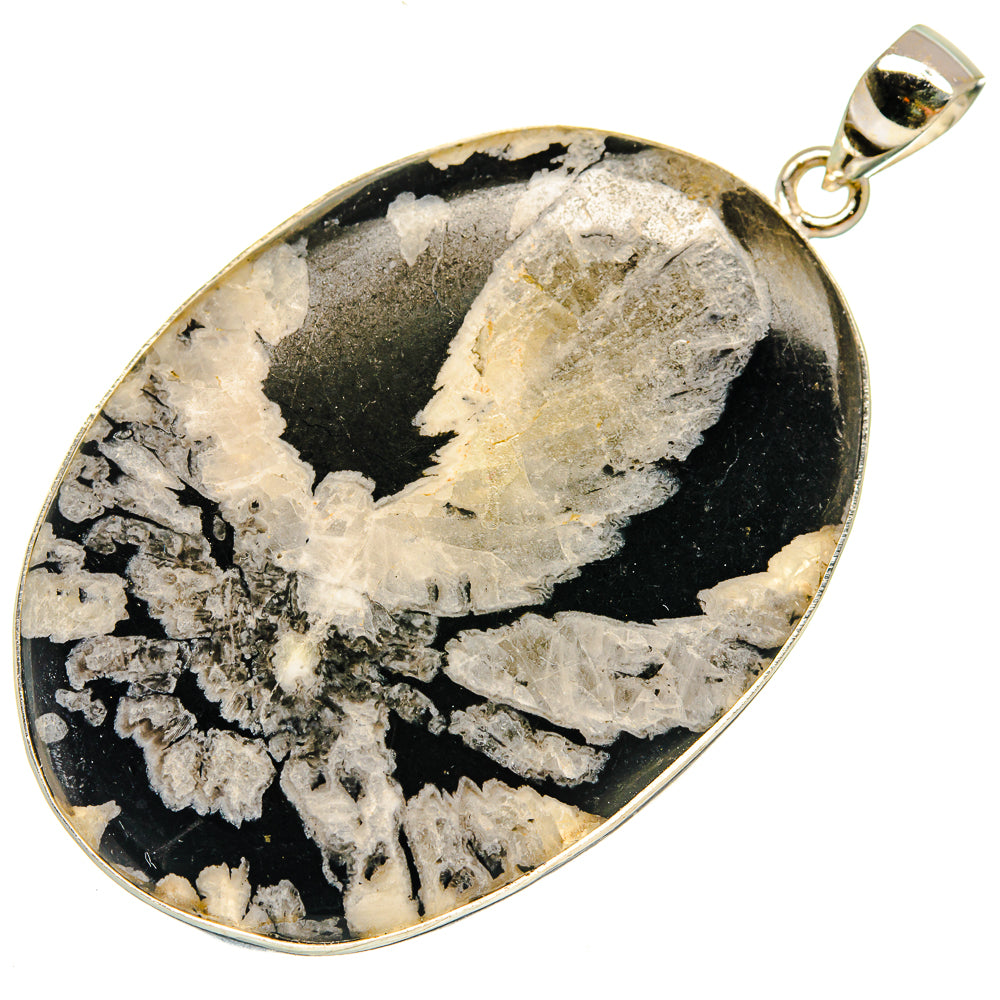 Chrysanthemum Stone Pendants handcrafted by Ana Silver Co - PD23601 - Photo 2