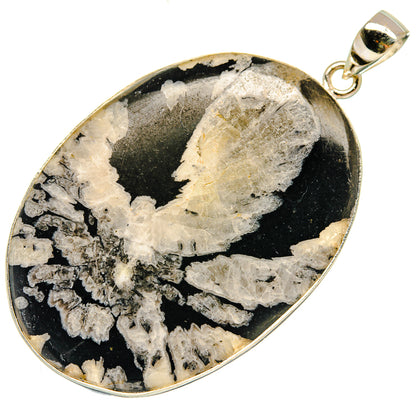 Chrysanthemum Stone Pendants handcrafted by Ana Silver Co - PD23601 - Photo 2