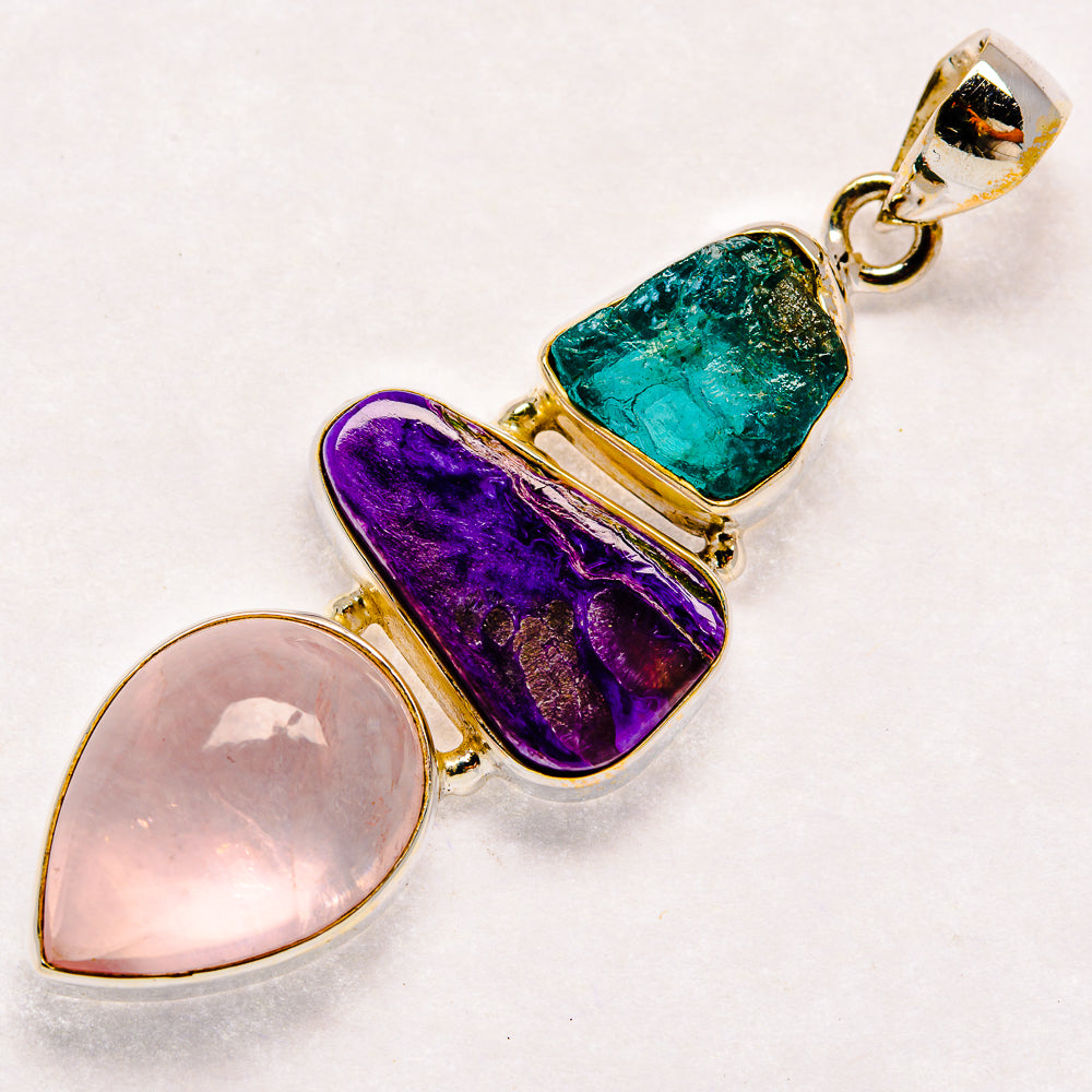 Charoite Pendants handcrafted by Ana Silver Co - PD23612 - Photo 2