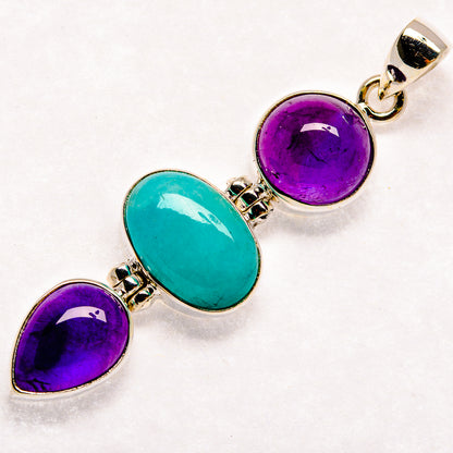 Larimar Pendants handcrafted by Ana Silver Co - PD23614 - Photo 2