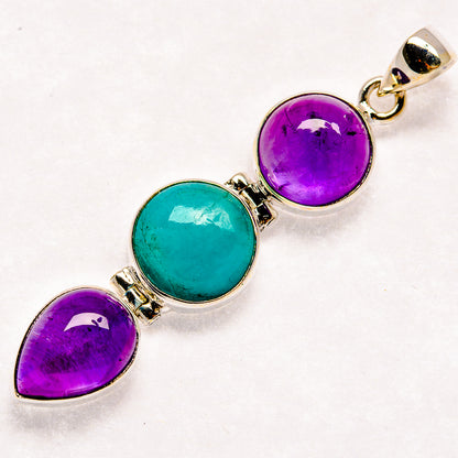 Larimar Pendants handcrafted by Ana Silver Co - PD23619 - Photo 2