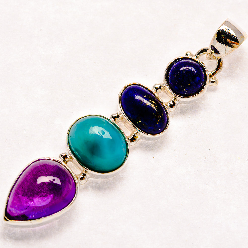 Amethyst Pendants handcrafted by Ana Silver Co - PD23634 - Photo 2