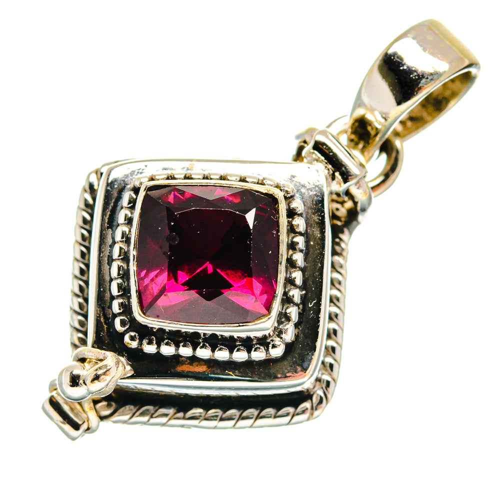 Garnet Pendants handcrafted by Ana Silver Co - PD23640 - Photo 2