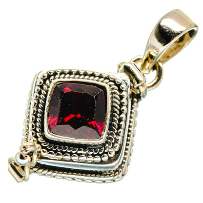 Garnet Pendants handcrafted by Ana Silver Co - PD23649 - Photo 2