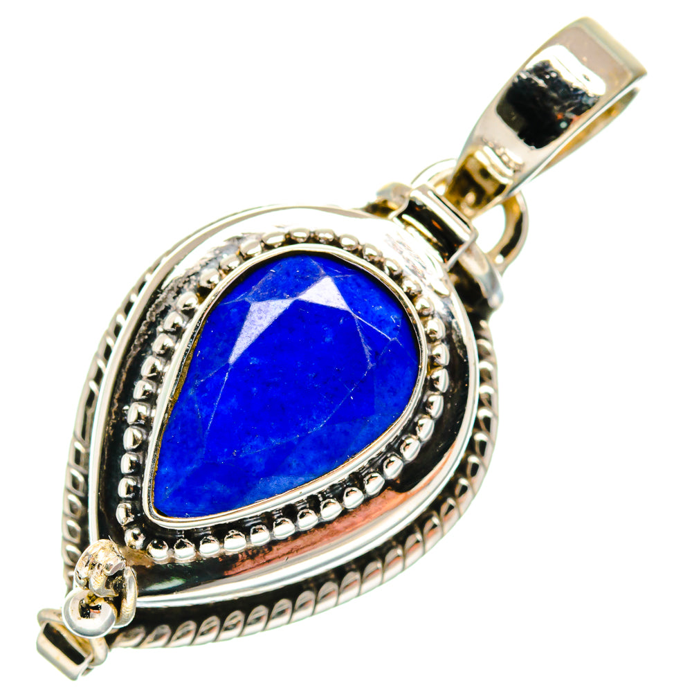 Lapis Lazuli Pendants handcrafted by Ana Silver Co - PD23651 - Photo 2