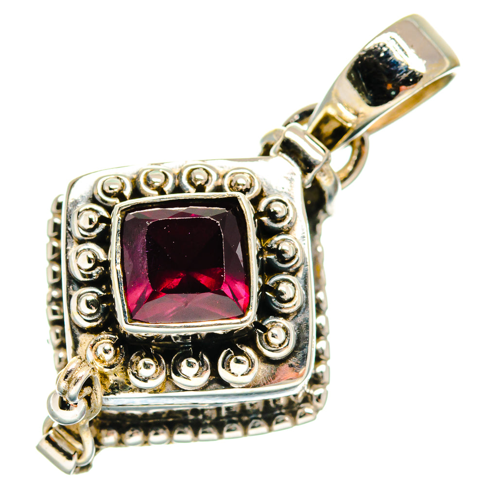 Garnet Pendants handcrafted by Ana Silver Co - PD23658 - Photo 2