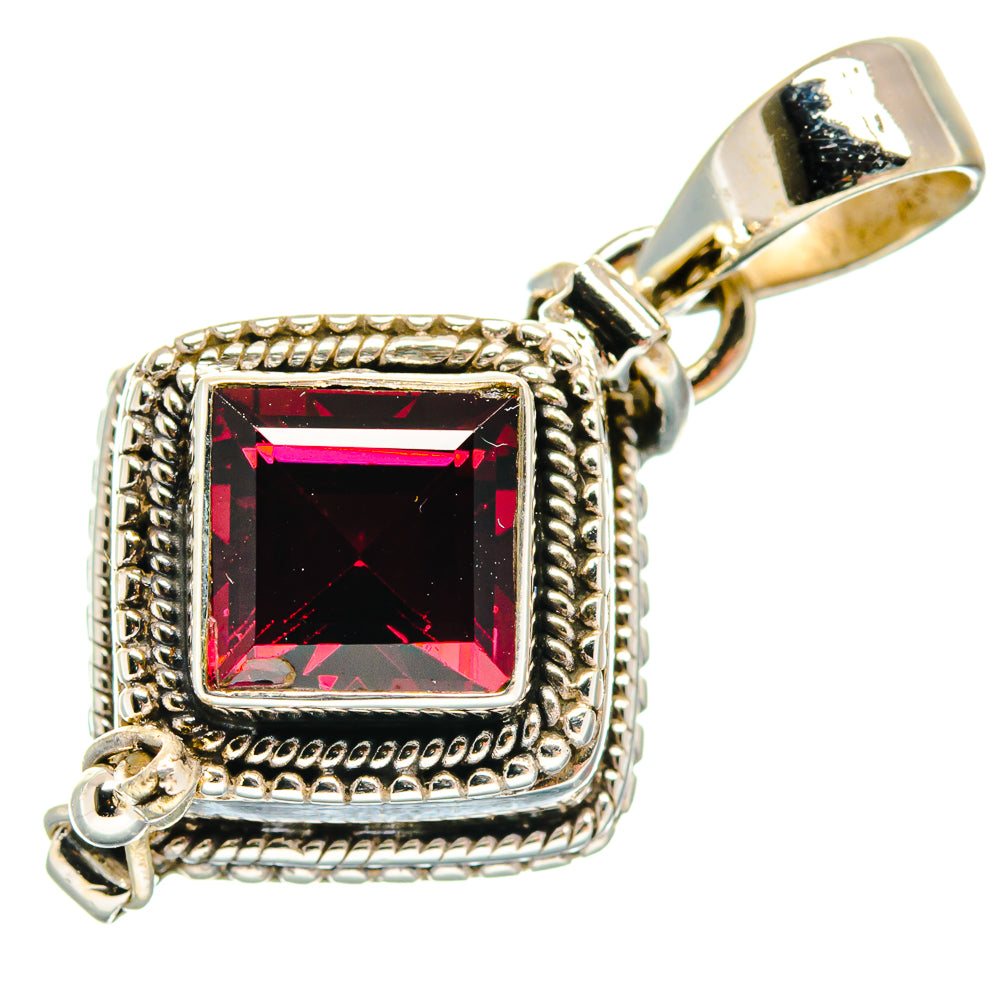 Garnet Pendants handcrafted by Ana Silver Co - PD23662 - Photo 2