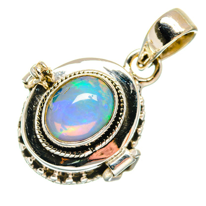 Ethiopian Opal Pendants handcrafted by Ana Silver Co - PD23666 - Photo 2