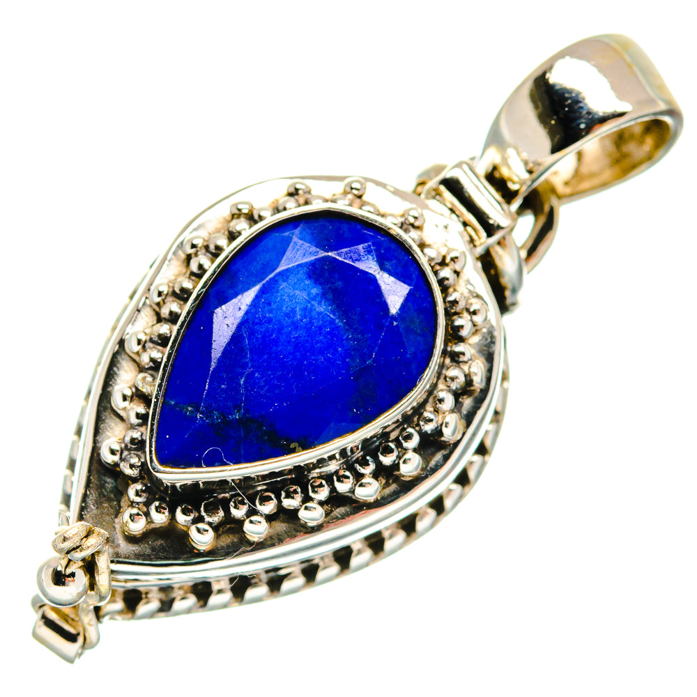 Lapis Lazuli Pendants handcrafted by Ana Silver Co - PD23670 - Photo 2
