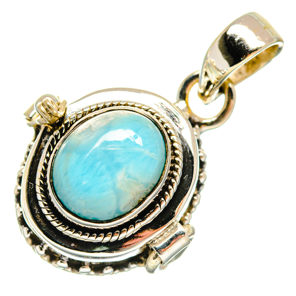Larimar Pendants handcrafted by Ana Silver Co - PD23672 - Photo 2