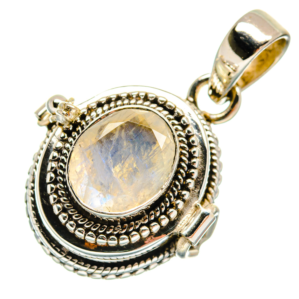 Rainbow Moonstone Pendants handcrafted by Ana Silver Co - PD23674 - Photo 2